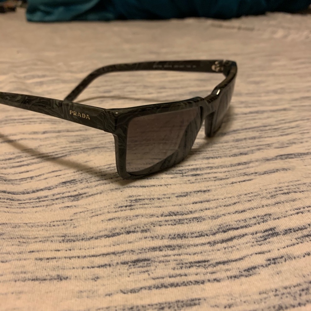 Authentic PRADA Catwalk Silver Gradient Grey